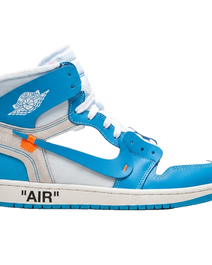 Off-White x Air Jordan 1 High OG University Blue — Side profile