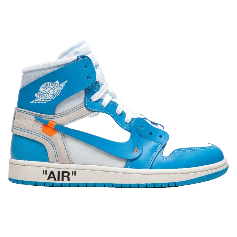 Off-White x Air Jordan 1 High OG University Blue — Side profile