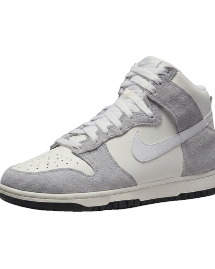 Nike Dunk High Pure Platinum — 3/4 studio angle