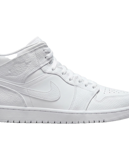 Jordan 1 Mid Triple White GS — Side profile