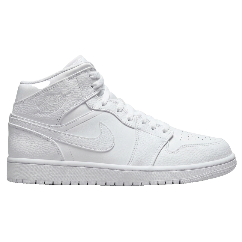 Jordan 1 Mid Triple White GS — Side profile