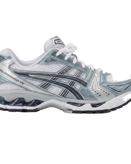 ASICS GEL-KAYANO 14 White/Fjord Grey — Side profile