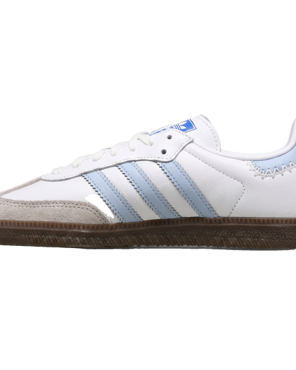 Adidas Samba White Blue (GS) — Hero limpia