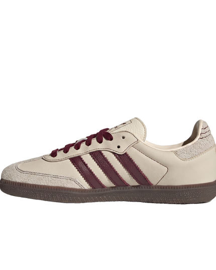 Adidas Samba Maroon Beige — Hero limpia