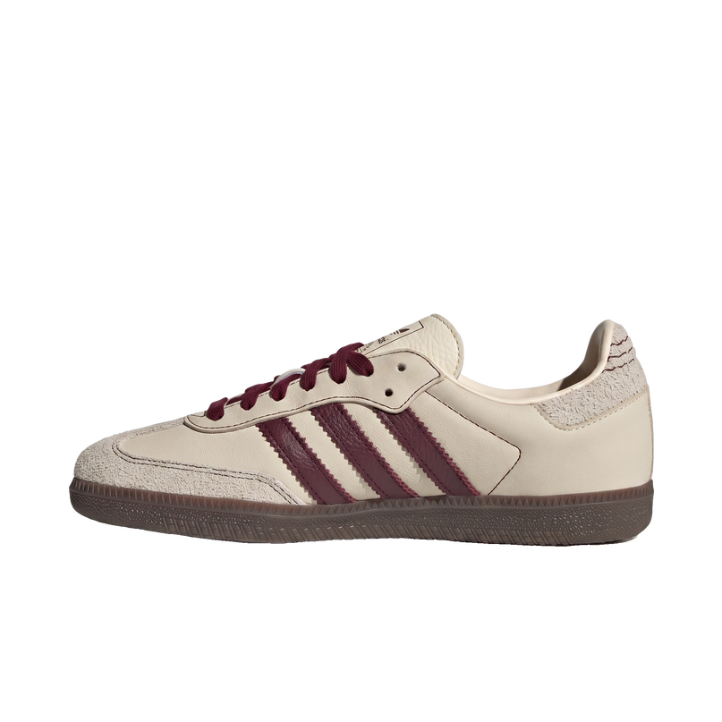 Adidas Samba Maroon Beige — Hero limpia