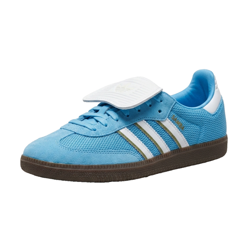Adidas Samba LT Semi Burst Blue — 3/4 studio angle