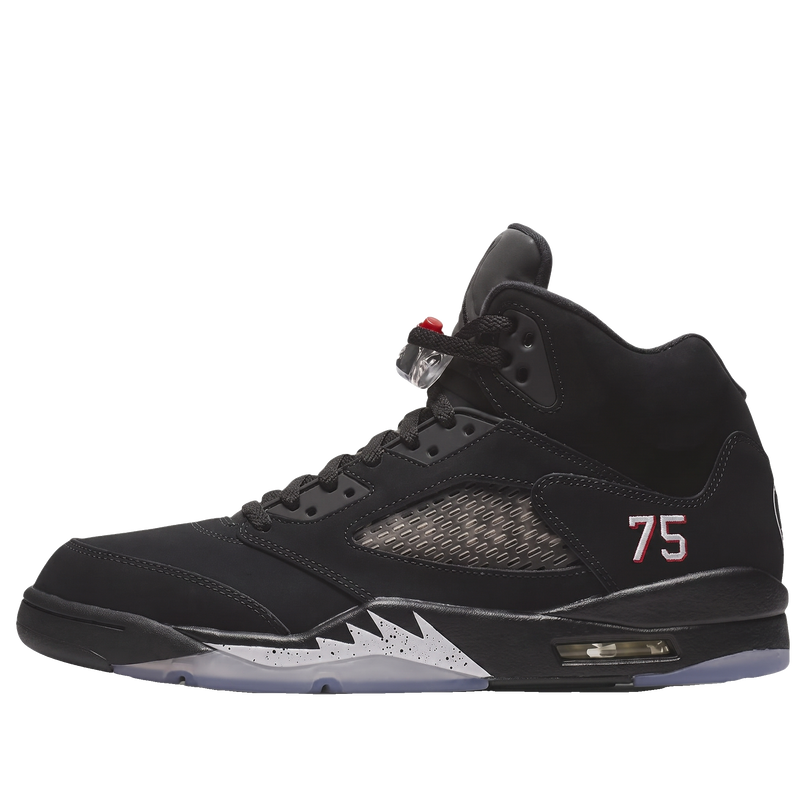 Jordan 5 Paris PSG Black — Hero limpia