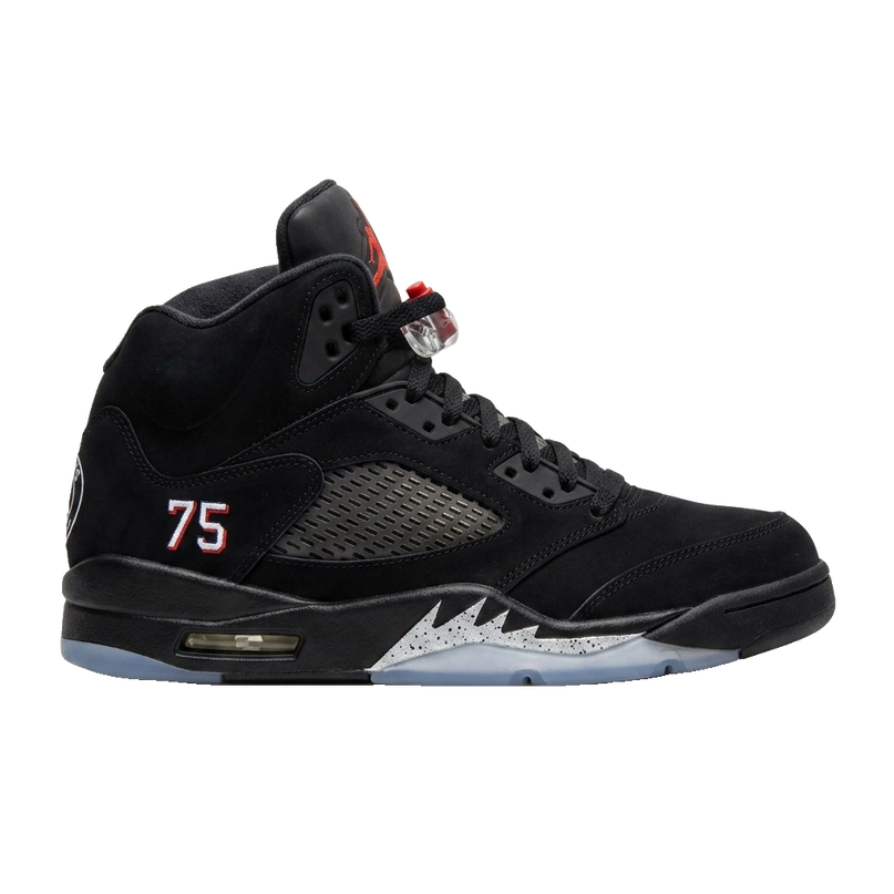 Jordan 5 Paris PSG Black — Side profile