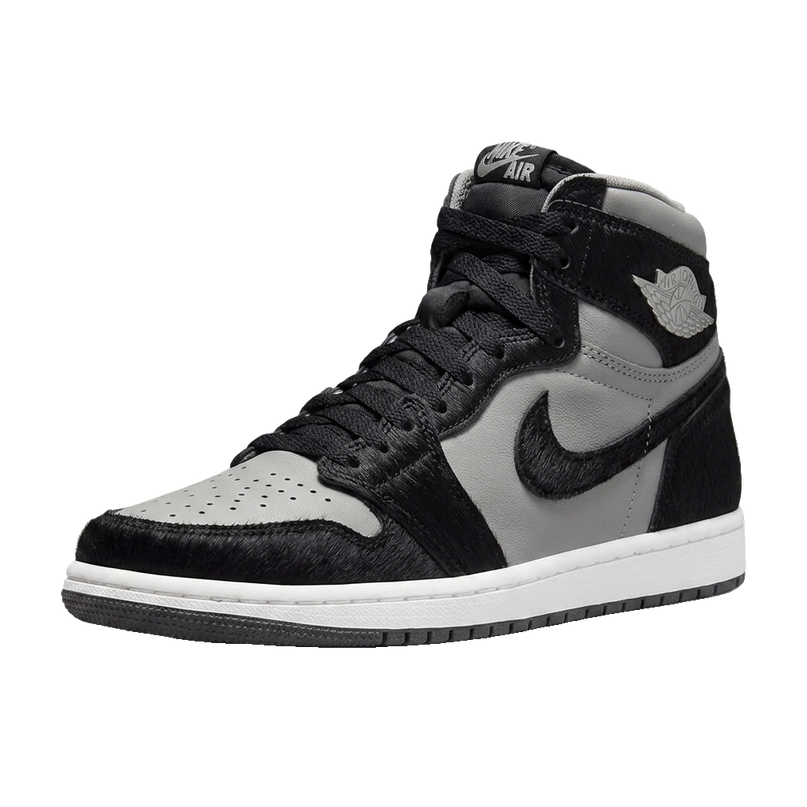 Air Jordan 1 High 2.0 Twist Medium Grey — 3/4 studio angle