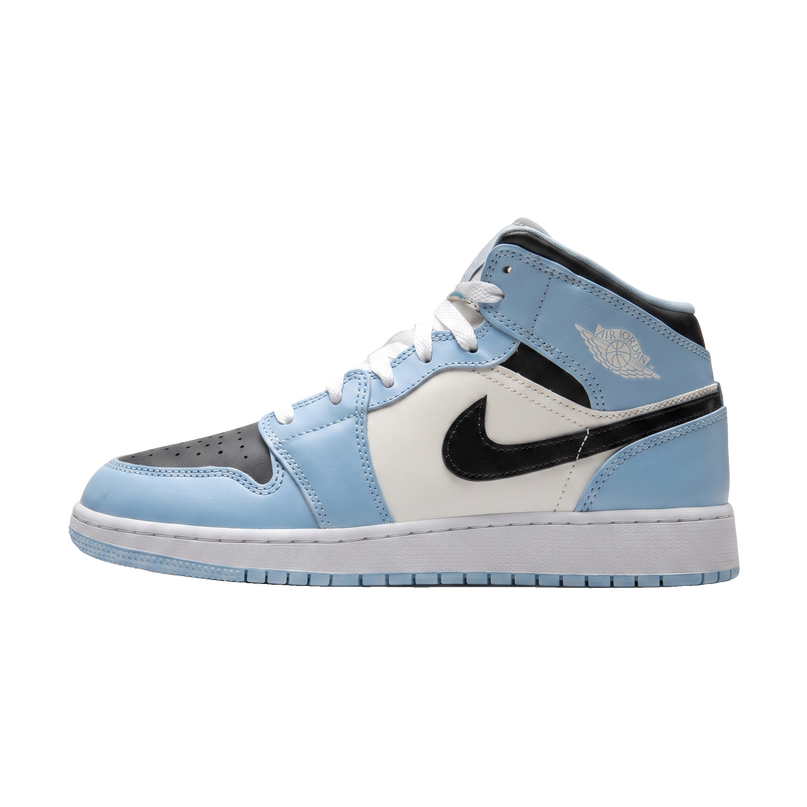 Jordan 1 Mid Ice Blue GS — Hero limpia