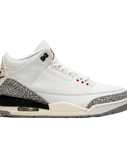 Jordan 3 White Cement Reimagined — 3/4 studio angle