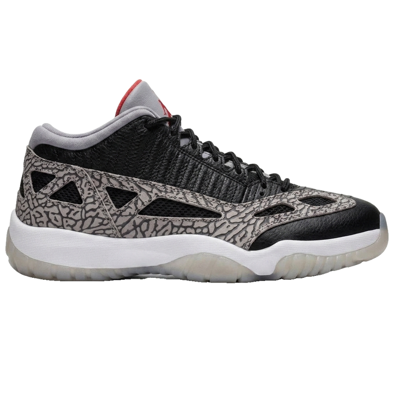 Air Jordan Retro 11 Low IE "Black Cement" — Side profile