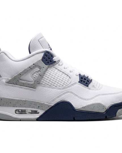 Jordan 4 Midnight Navy USED — Side profile