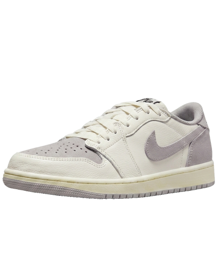 Jordan 1 Low Atmosphere Grey — 3/4 studio angle