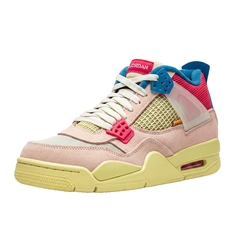 Jordan 4 Union Guava Ice — 3/4 studio angle