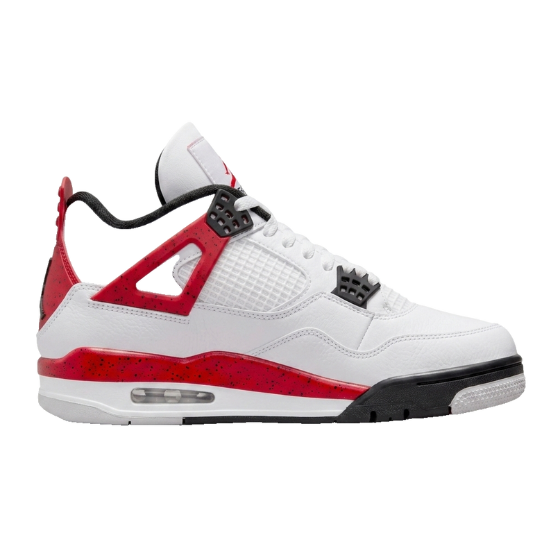 Jordan 4 Red Cement — Side profile