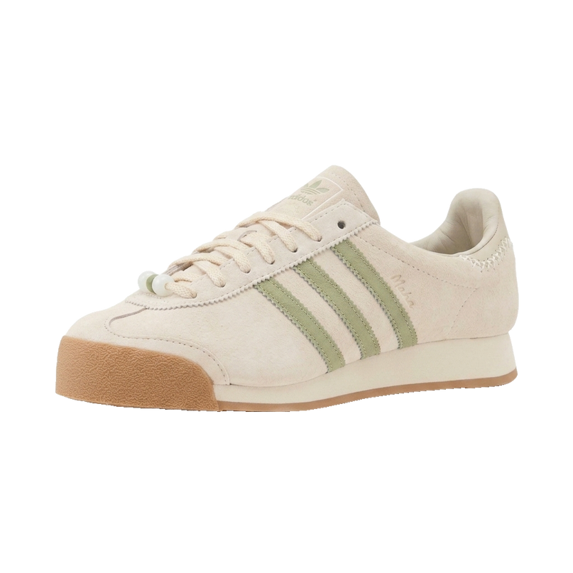 Adidas Samoa Maha Half Green — 3/4 studio angle