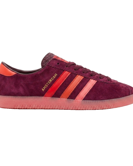 Size? x Adidas Amsterdam Red — Side profile