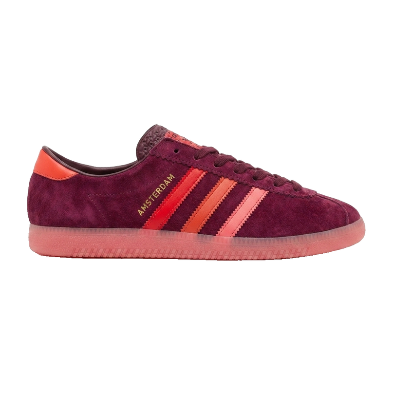 Size? x Adidas Amsterdam Red — Side profile