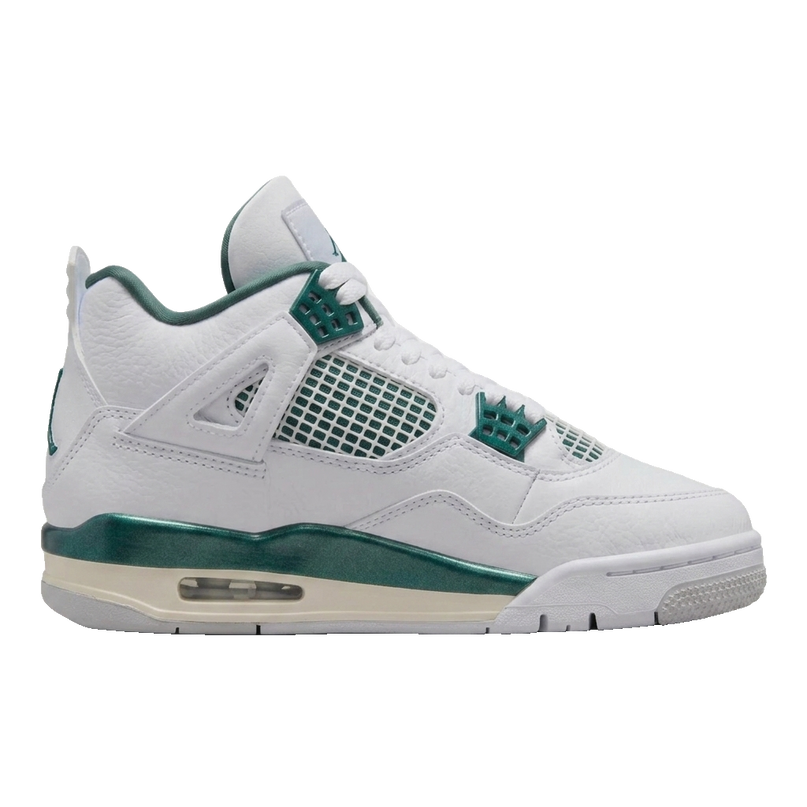 Air Jordan 4 Retro GS "Oxidized Green" — Side profile
