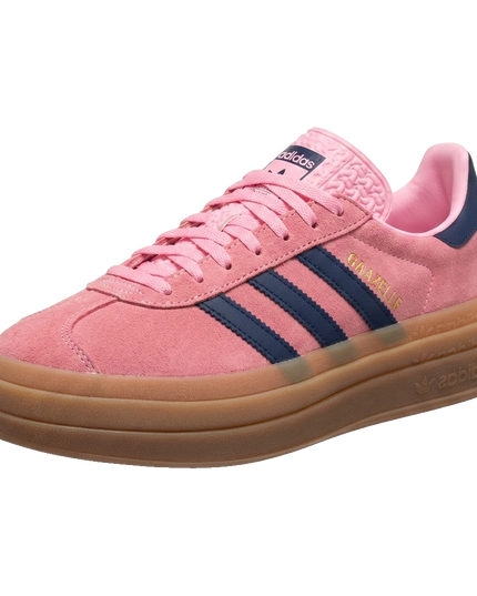 adidas Gazelle Bold pink — 3/4 studio angle