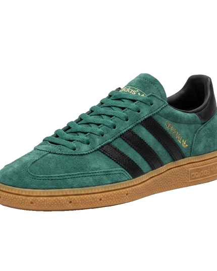 Adidas Spezial Collegiate Green Core Black — 3/4 studio angle