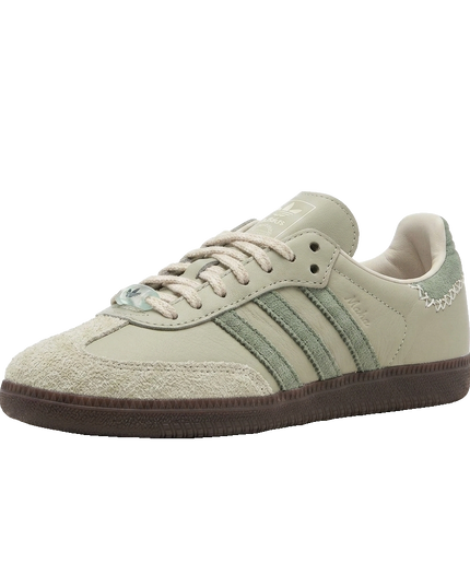 Adidas Samba Maha Half Green — 3/4 studio angle