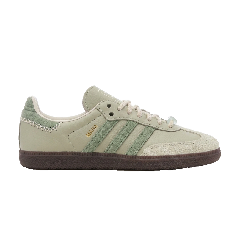 Adidas Samba Maha Half Green — Side profile