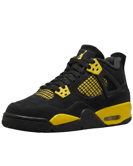 Jordan 4 Thunder GS — 3/4 studio angle