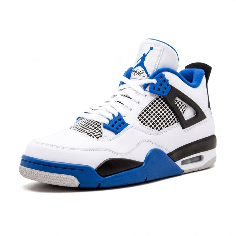 Jordan 4 motorsport — 3/4 studio angle