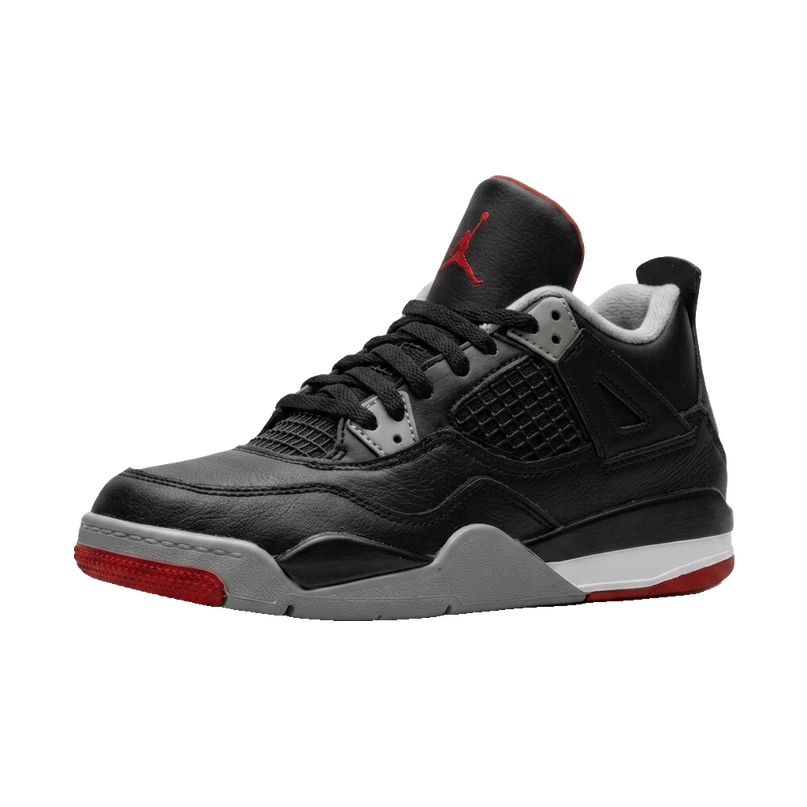 Jordan 4 Reimagined Bred (PS) — 3/4 studio angle