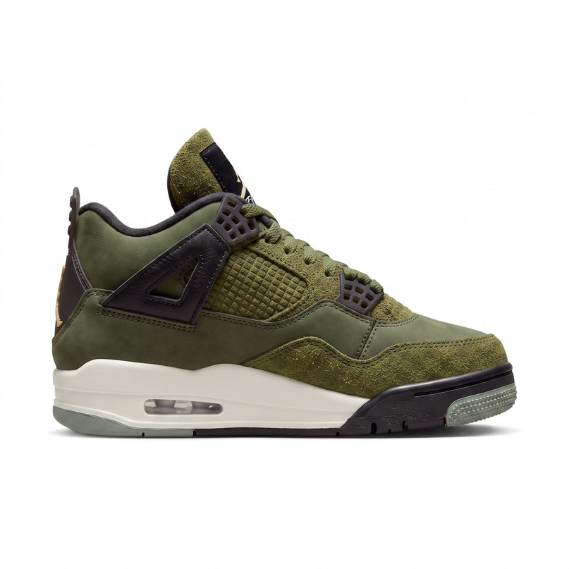 Jordan 4 Craft Olive GS — Hero limpia