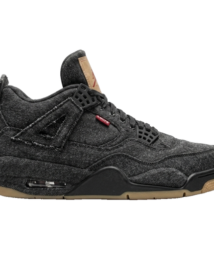 Jordan 4 Levi’s Black Denim — Side profile