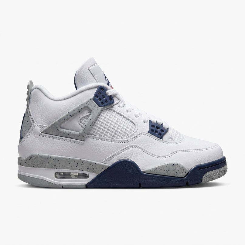 Jordan 4 Midnight Navy — Side profile