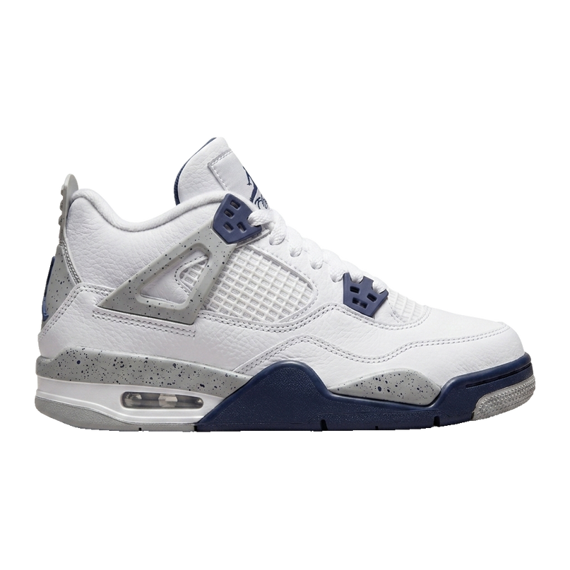 Jordan 4 Midnight Navy gs — Side profile
