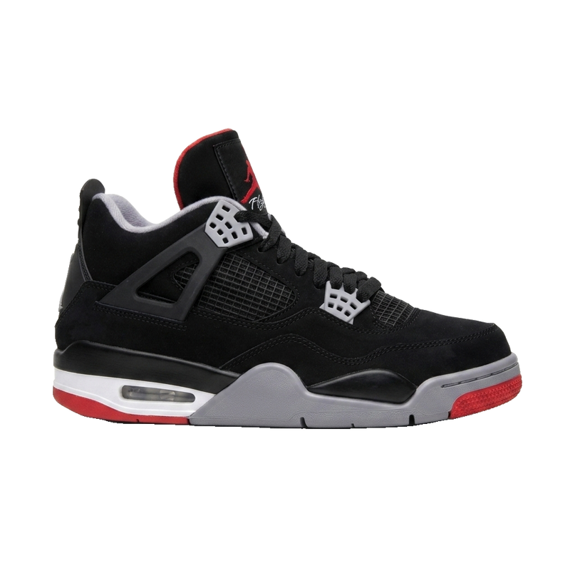 Jordan 4 Black Cement (2012) — 3/4 studio angle