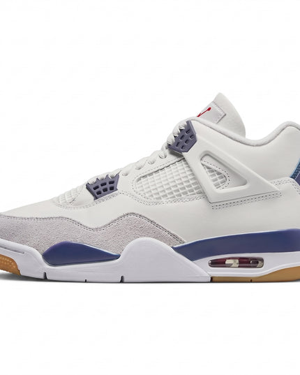 Jordan 4 SB  White Navy — Hero limpia
