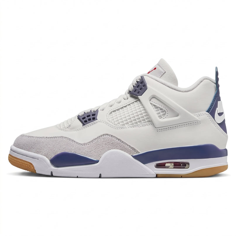 Jordan 4 SB  White Navy — Hero limpia