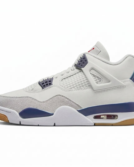 Jordan 4 SB  White Navy — Side profile