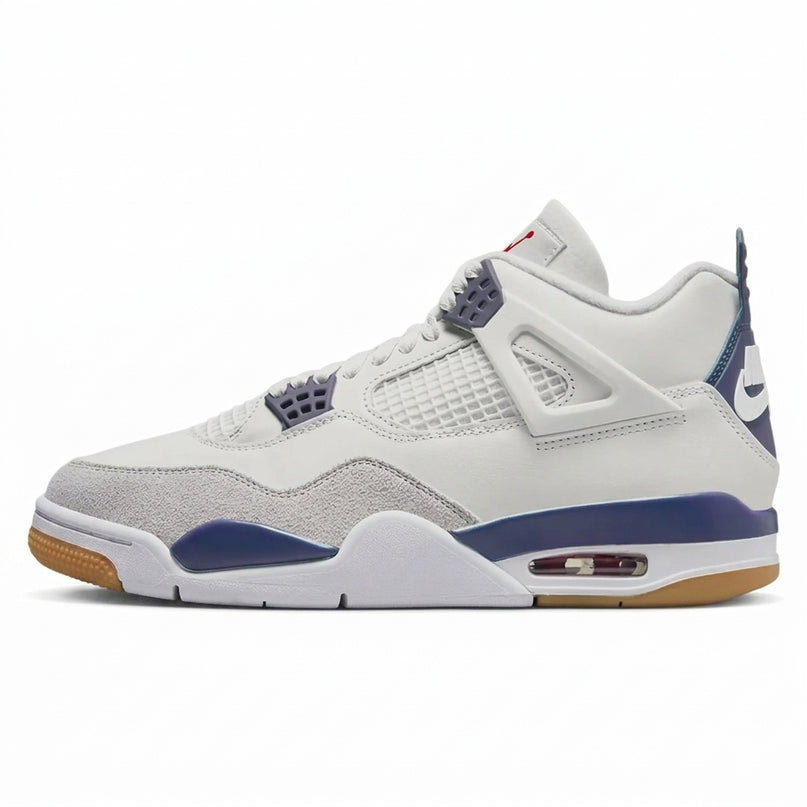 Jordan 4 SB  White Navy — Side profile