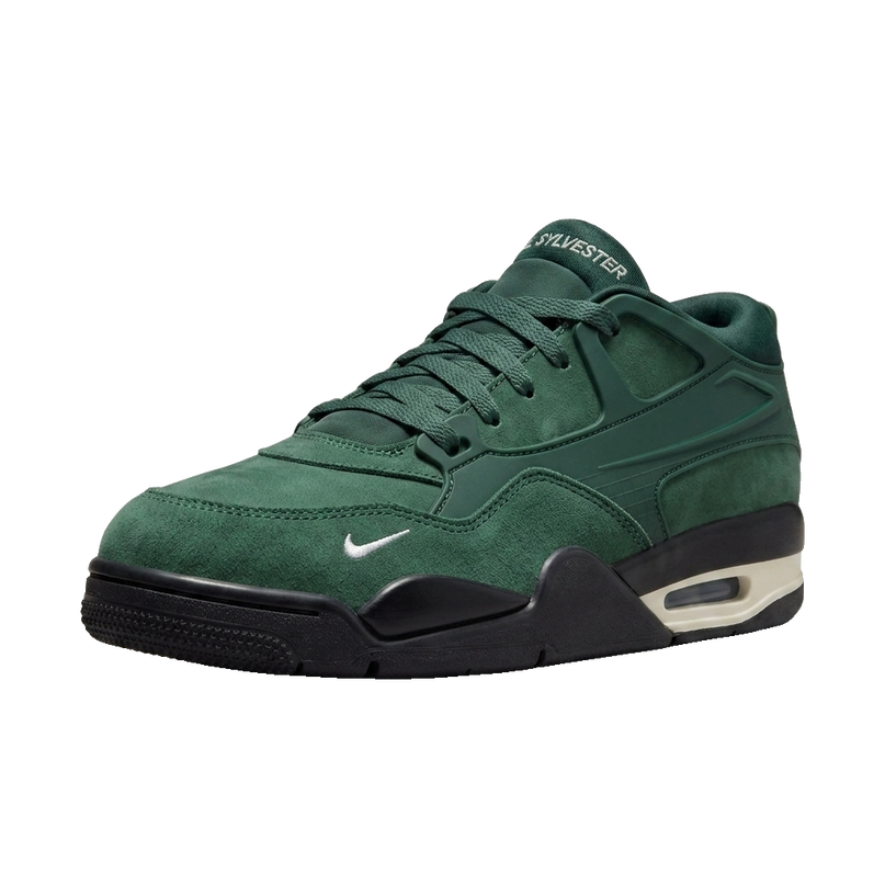 Jordan 4 RM Nigel Sylvester Pro Green — 3/4 studio angle