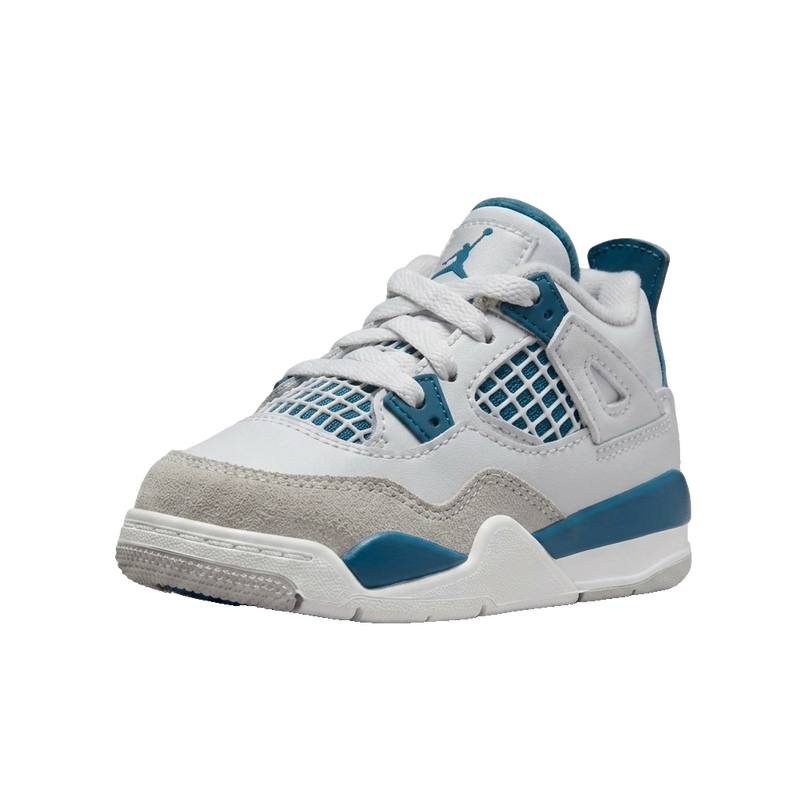 Jordan 4 military blue (ps) — 3/4 studio angle