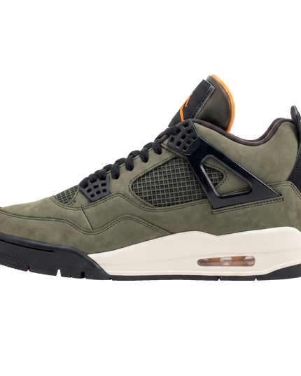 Air Jordan 4 Retro UNDEFEATED Deep Green — Hero limpia