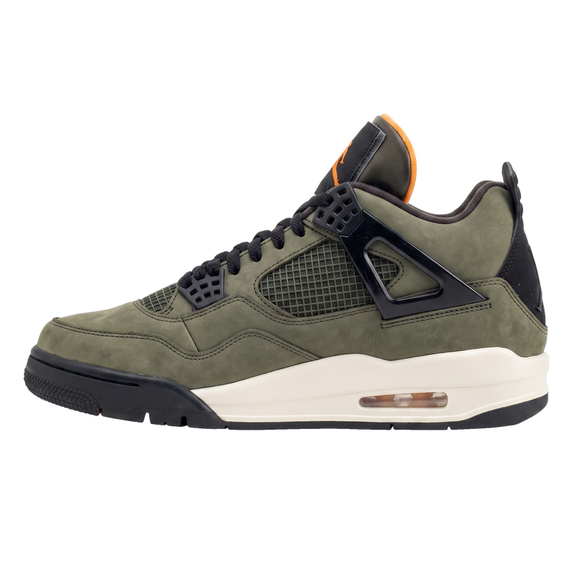 Air Jordan 4 Retro UNDEFEATED Deep Green — Hero limpia