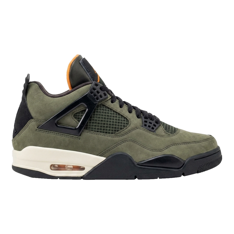 Air Jordan 4 Retro UNDEFEATED Deep Green — Side profile