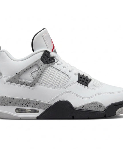 Jordan 4 GS White Cement 2025 — Side profile