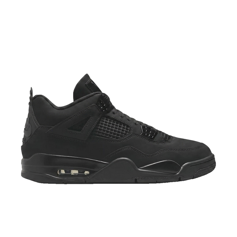 Jordan 4 Black Cat (2025) GS — Side profile