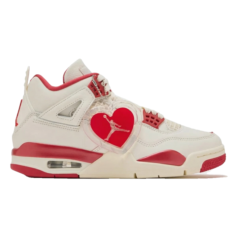 Air Jordan 4 Retro Wmns "Valentine's Day 2026" — Side profile