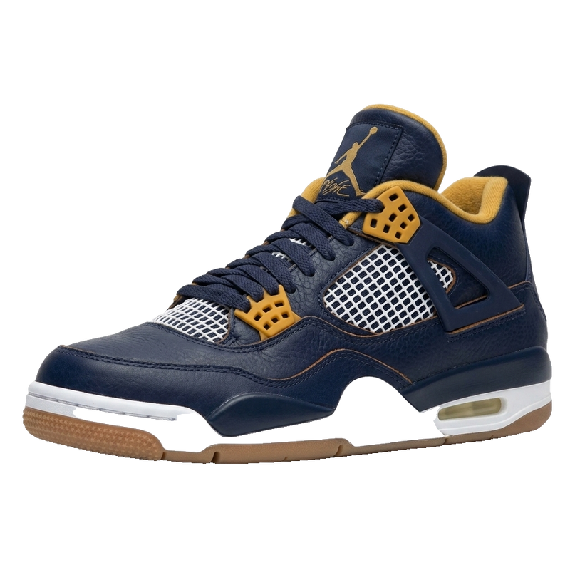 Jordan 4 Retro Dunk From Above — 3/4 studio angle