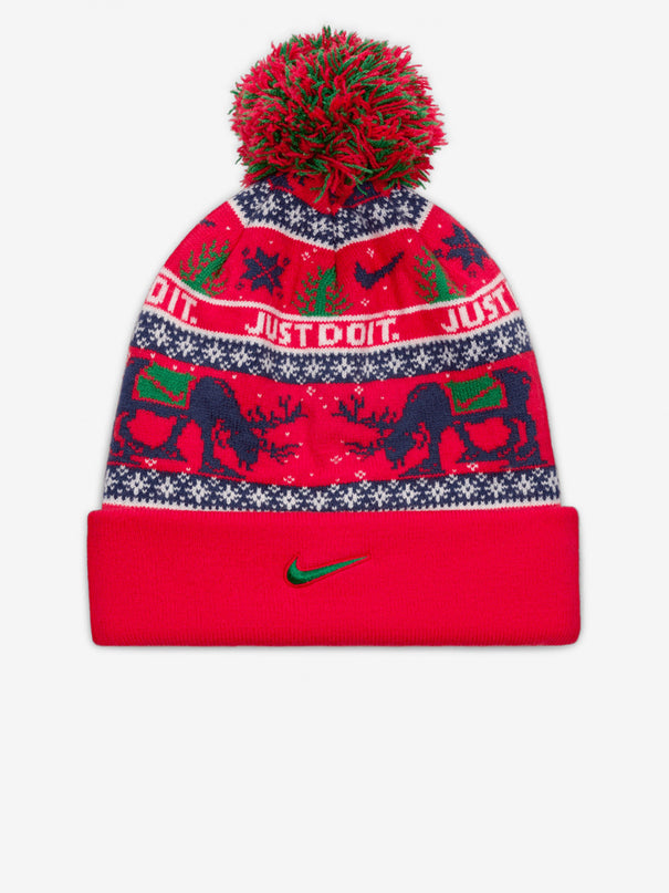 Nike Peak Red Beanie For Children